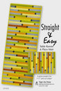 Straight & Easy Table Runner Pattern 18 x 46 and Place Mats 14 x 18 by Tiger Lily Press TLP1245 Printed Pattern only