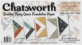 Chatsworth Braided Flying Geese Foundation Paper AQDP1 Antler Quilt Design Printed Pattern Only