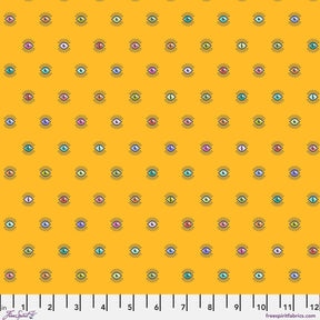 Legendary Visionary Dandelion Yardage PWTP287.dandelion by Tula Pink Sold in 1/2 yard increment