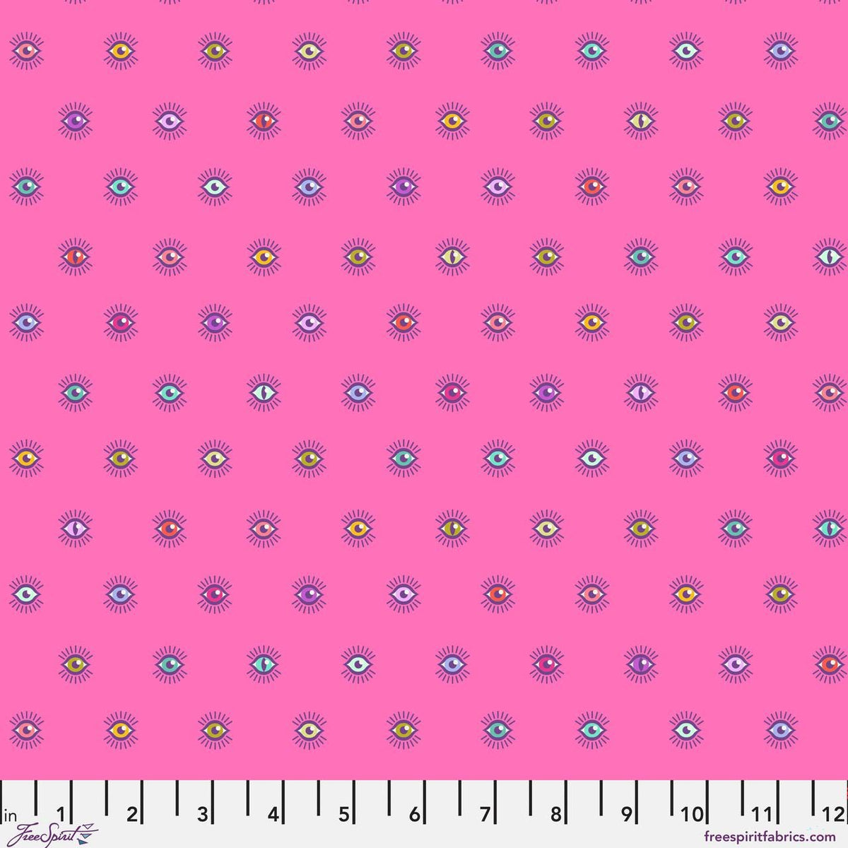 Legendary Visionary Sugar Plum Yardage PWTP287.sugarplum by Tula Pink Sold in 1/2 yard increment