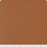 Butternut And Sage Pindot Cinammon Yardage 35446-18 By Fig Tree & Co Sold In 1/2 Yard Increments Cut Continuously