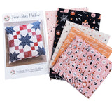 Five Star Pillow Kit featuring Purrs and Boos, includes Pattern and fabric for the pillow front and backing 18" x 18"