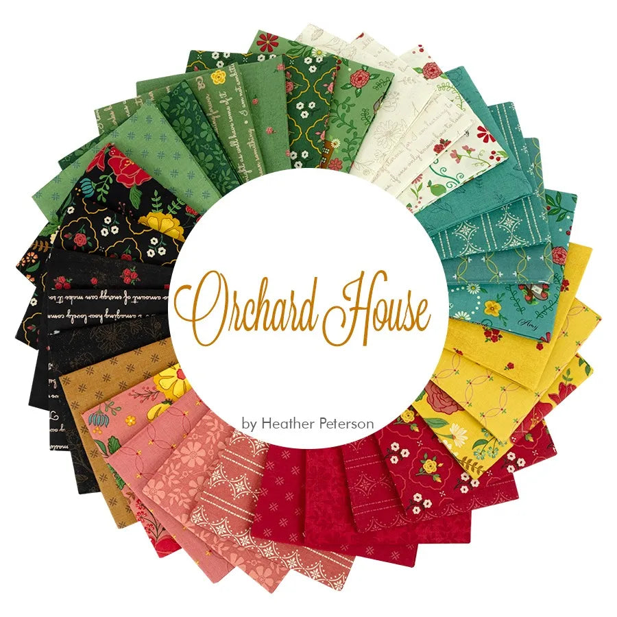 Orchard House Fat Quarter Bundle Factory packaged 30 prints By Heather Peterson for Riley Blake Designs