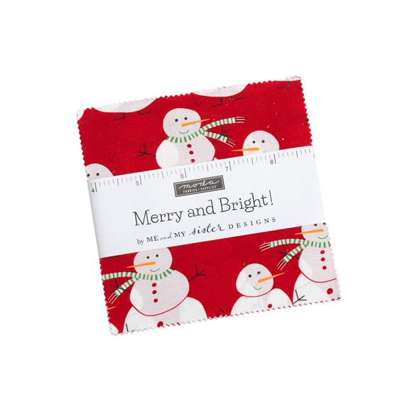 Merry And Bright Charm Pack by Me and My Sisters designs for Moda