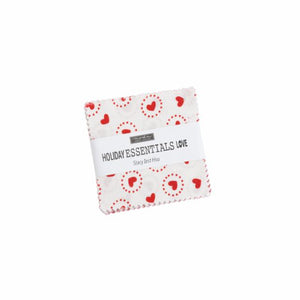 Holiday Essentials Love Mini Charm Pack 2.5"  20750MC by Stacy Iest Hsu for Moda Fabrics