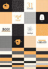 Printworks Late October Packaged panel - Makes 8 Halloween Treat Bags