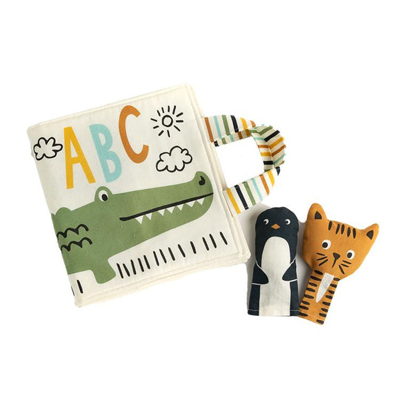 ABC XYZ Book Panel with Finger Puppets Multi 20810 11