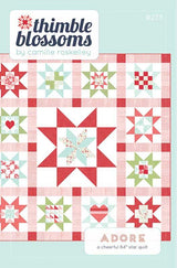 Adore quilting pattern TBL273  84 inches square by Camille Roskelly of Thimble Blossoms