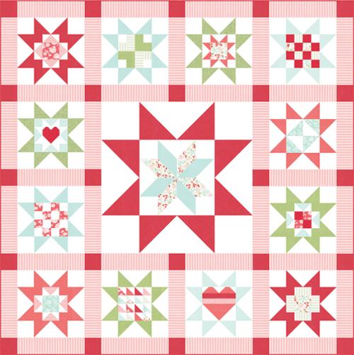 Adore quilting pattern TBL273  84 inches square by Camille Roskelly of Thimble Blossoms