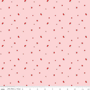 Pixie Noel 2 Mushroom by Tasha Noel C12117-Pink Sold by 1/2 Yard