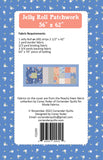 Jelly Roll Patchwork Quilt Pattern by Coriander Quilts CQ200 56" x 62"