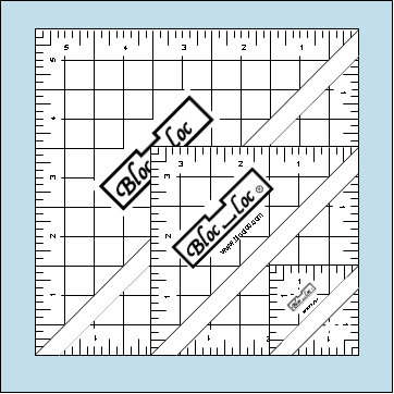 Half-Square Triangle Ruler Set #3 by Bloc-Loc