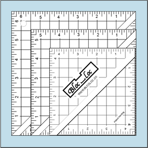 Half-Square Triangle Ruler Set #5 by Bloc_Loc