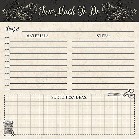 Sew Much To Do Listpad 8