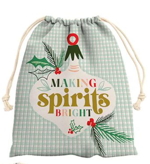 Cheer Merriment Gift Bag Plaid Moda Home #1