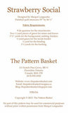 Strawberry Social Pattern by The Pattern Basket
