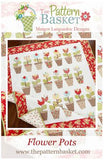 Flower Pots Quilt Kit 58 x 68
