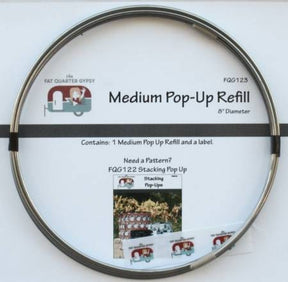 Medium Pop-Up Refill ONLY 8in - does not include pattern, instructions are sold separately FQG123
