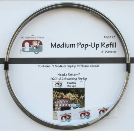 Medium Pop-Up Refill ONLY 8in - does not include pattern, instructions are sold separately FQG123