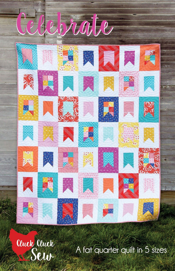 Celebrate Printed Pattern by Cluck Cluck Sew
