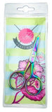 Tula Pink Hardware Large Ring Micro Tip 4 inch Scissor TP711T