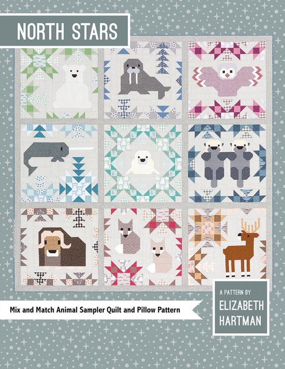 North Stars Quilt Pattern by Elizabeth Hartman EH043