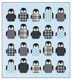 Penguin Party Quilt Pattern EH041 by Elizabeth Hartman Paper Pattern ONLY