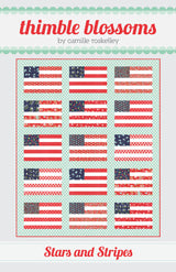 Stars and Stripes Quilt Kit  Faded Flag    TBL226 (prints might vary slightly from picture..)