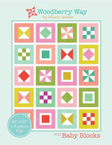 Baby Blocks Quilt PAPER Pattern ONLY by Alli Jenson of Woodberry Way #123