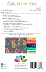 Walk In The Park VC1257  By V and Co. Paper Patter ONLY