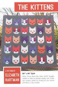 The Kittens Quilt pattern By Elizabeth Hartman Paper Pattern EH019