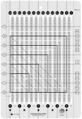 Creative Grids Stripology Squared Mini CGRGE3 ***ships for free***