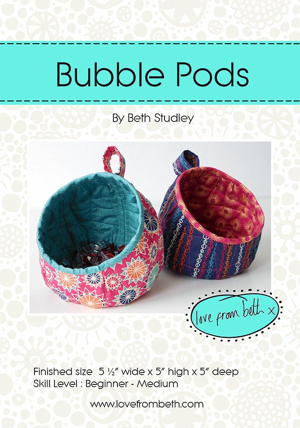 Bubble Pods Sewing Pattern - LFB 71 - PAPER PATTERN-only