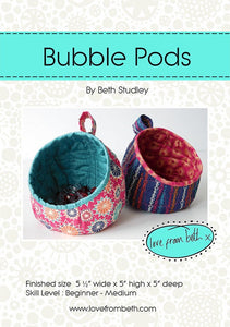 Bubble Pods Sewing Pattern - LFB 71 - PAPER PATTERN-only