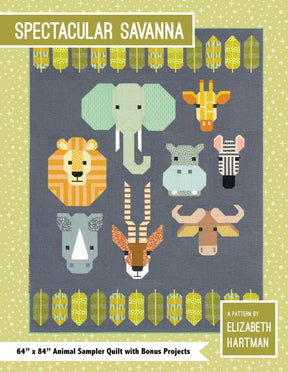 Spectacular Savanna Quilt Pattern by Elizabeth Hartman EH048