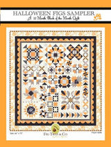 Halloween Figs Sampler Block Of The Month Pattern Only FTQ1469B