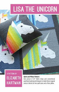Lisa The Unicorn Quilt Pattern By Elizabeth Hartman Paper Pattern EH038