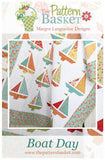 Boat Day Printed Quilt Pattern - TPB1906  By Margot Languedoc Designs  Paper Pattern ONLY