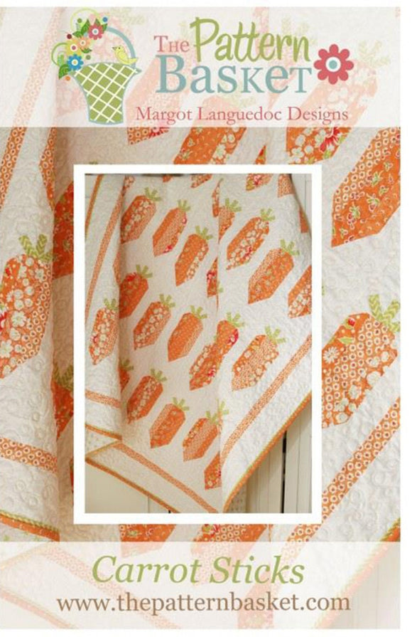 Carrot Sticks Quilt Pattern TPB1701 By Margot Languedoc Designs Paper Pattern ONLY