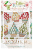 Potted Pines BLOCK PATTERN TPB1712 By Margot Languedoc Designs Paper Pattern ONLY