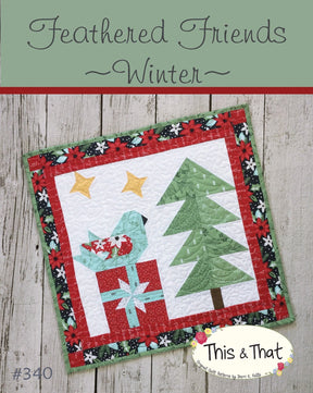 Feathered Friends Winter TAT340 From This and That by Sherri Falls