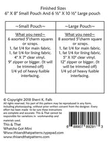 Whatcha Got Mini&#39;s TT 326 Pattern by This & That