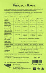 Project Bags sewing Pattern  by Annie PBA206 several sizes