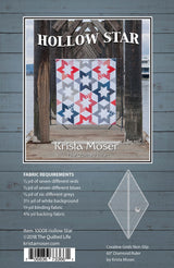 Hollow Star Star  TQL10008- PAPER PATTERN-only By Krista Moser