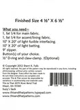 Suzy&#39;s Sack TAT238 From This and That by Sherri Falls sewing pattern Little Scraps