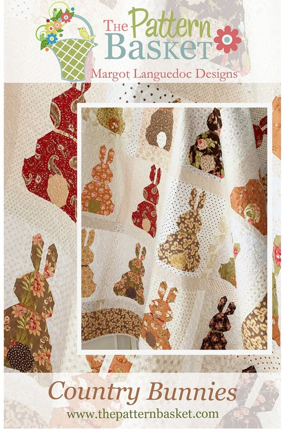 Country Bunnies pattern By Margot Languedoc Designs TPB1809 Paper Pattern ONLY