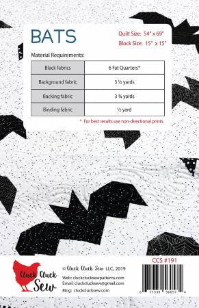 Bats by Cluck Cluck Sew CCS191