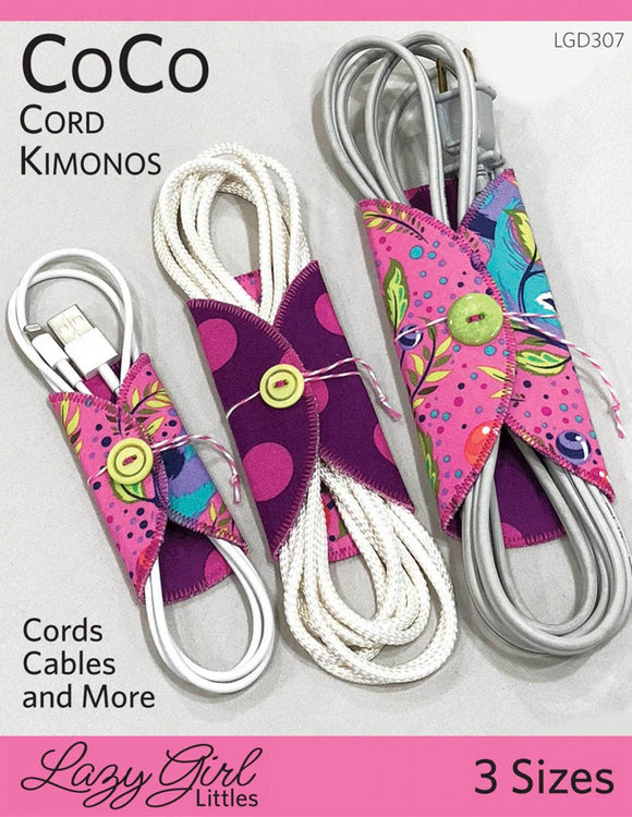 CoCo Cord Kimonos sewing pattern From Lazy Girl Designs LGD 307