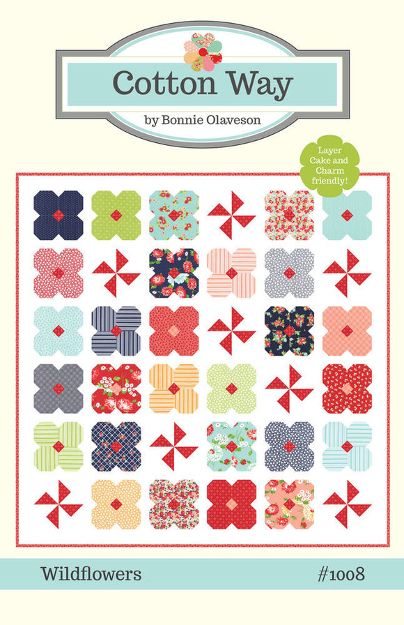Wildflower Paper Pattern by Bonnie Olaveson of Cotton Way  CW1008