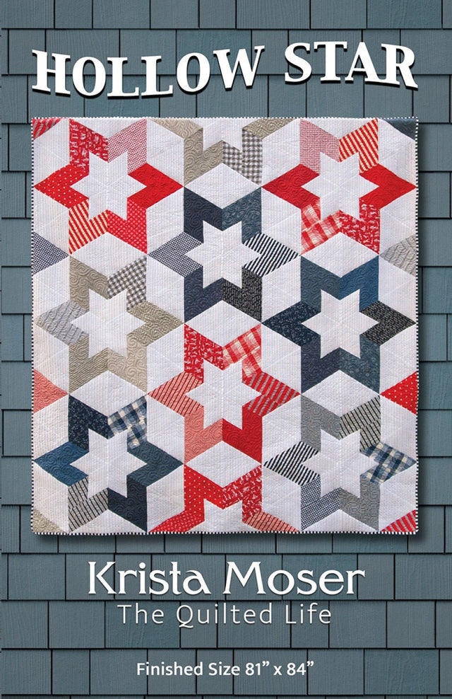 Hollow Star Star  TQL10008- PAPER PATTERN-only By Krista Moser